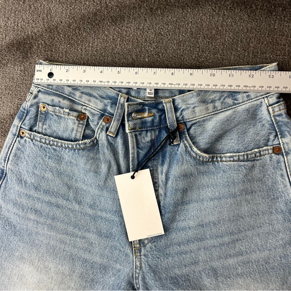 NWT Re/Done 90’s Comfy Organic Cotton Denim Jean Shorts Size 25 - Picture 11 of 15